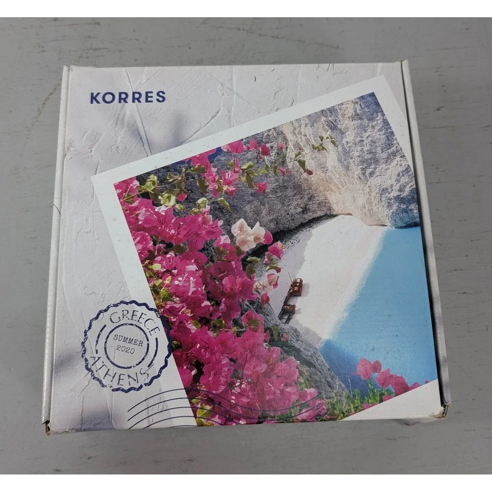 Korres Grecian Gardenia Body Care Set Body Butter Souffle Cleanser 4pc NIB